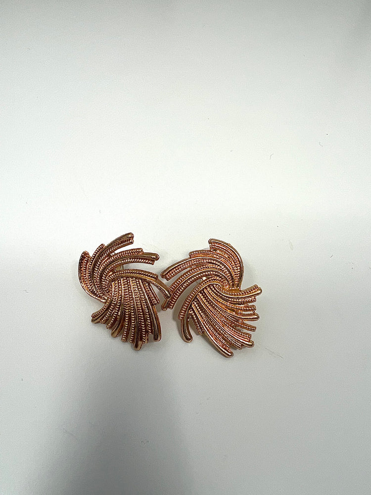 Boucles d'oreilles Elisa (Or rose)