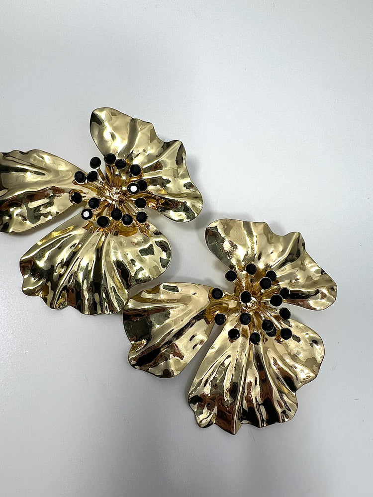 Boucles d'oreilles Soleia (Noir)