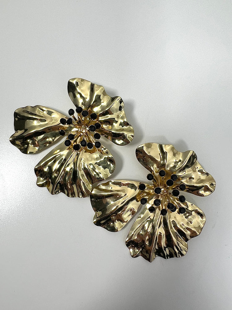 Boucles d'oreilles Soleia (Noir)